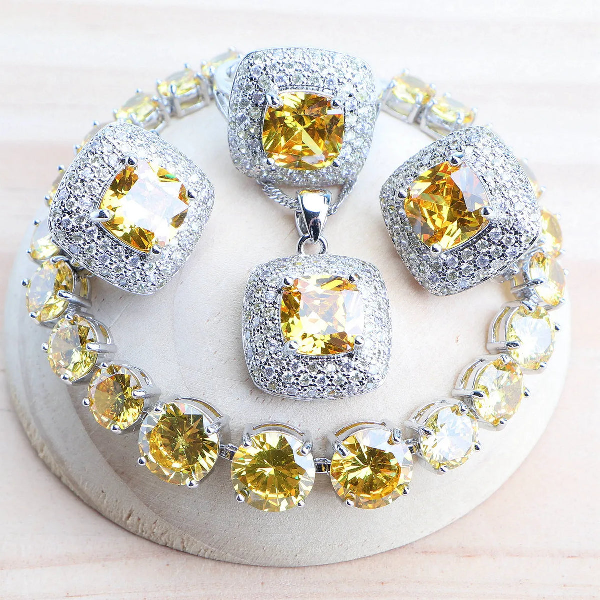 Conjuntos de joias de noiva femininas de zircônia roxa prata 925 joias finas de fantasia brincos de casamento anéis pulseiras colar com pingente