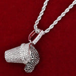 Roxo Ice-cream Shaped Pingente Hip Hop Rock Street Jóias