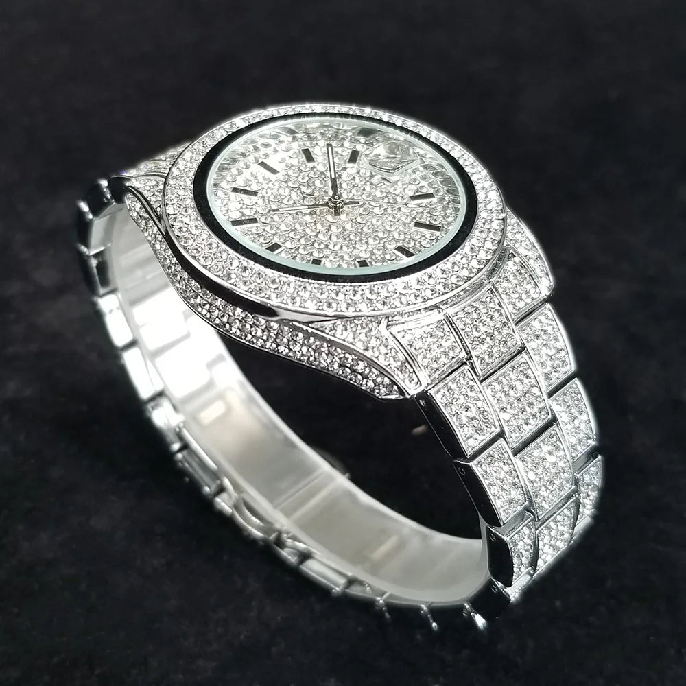 Relógios Masculinos Prateados Quartzo