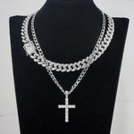 Conjunto Cubano Prateado com 4 Peças