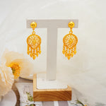 Conjunto de joias banhadas a ouro 24K Dubai Conjunto de colar de casamento para banquete feminino africano