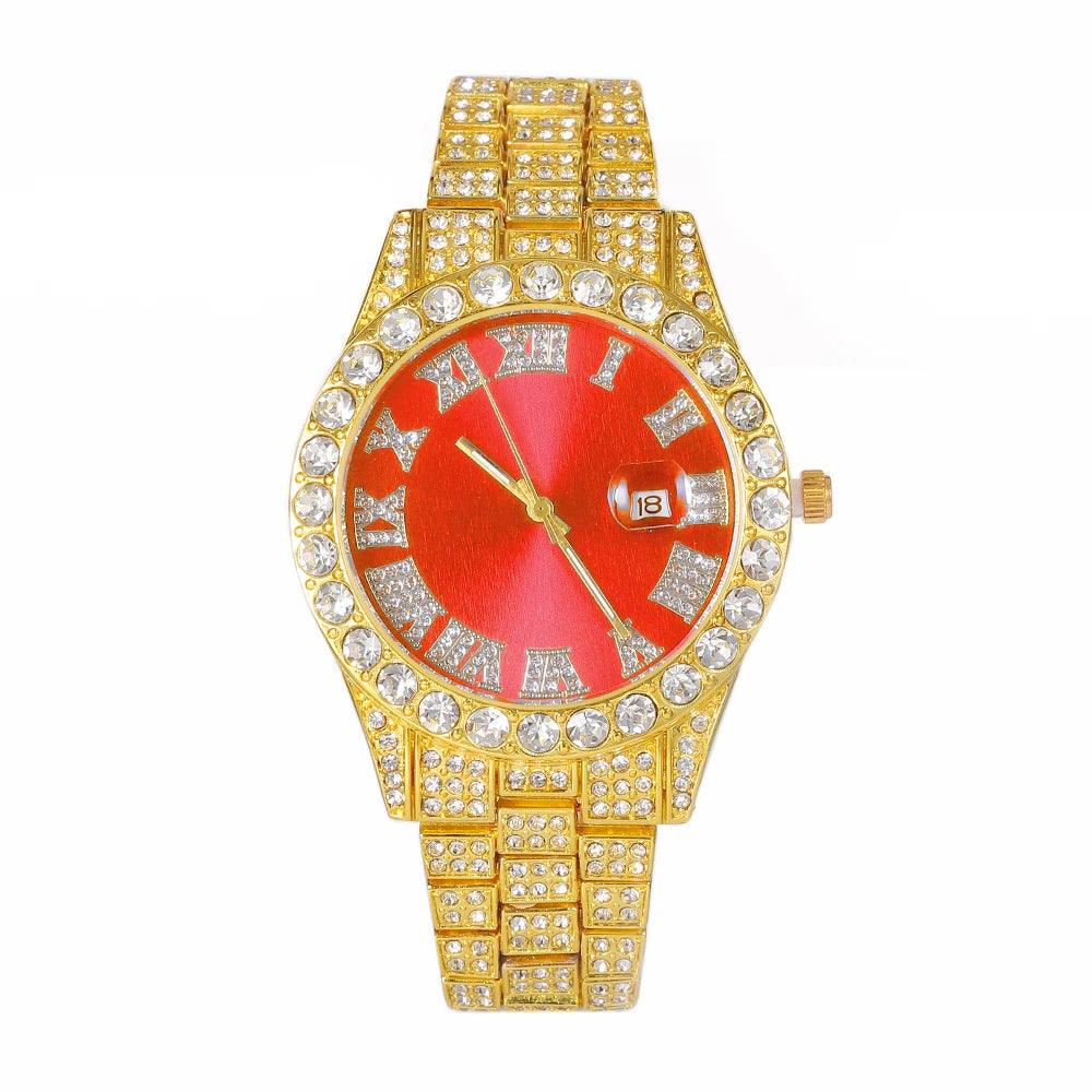 Relógio Luxo Dourado