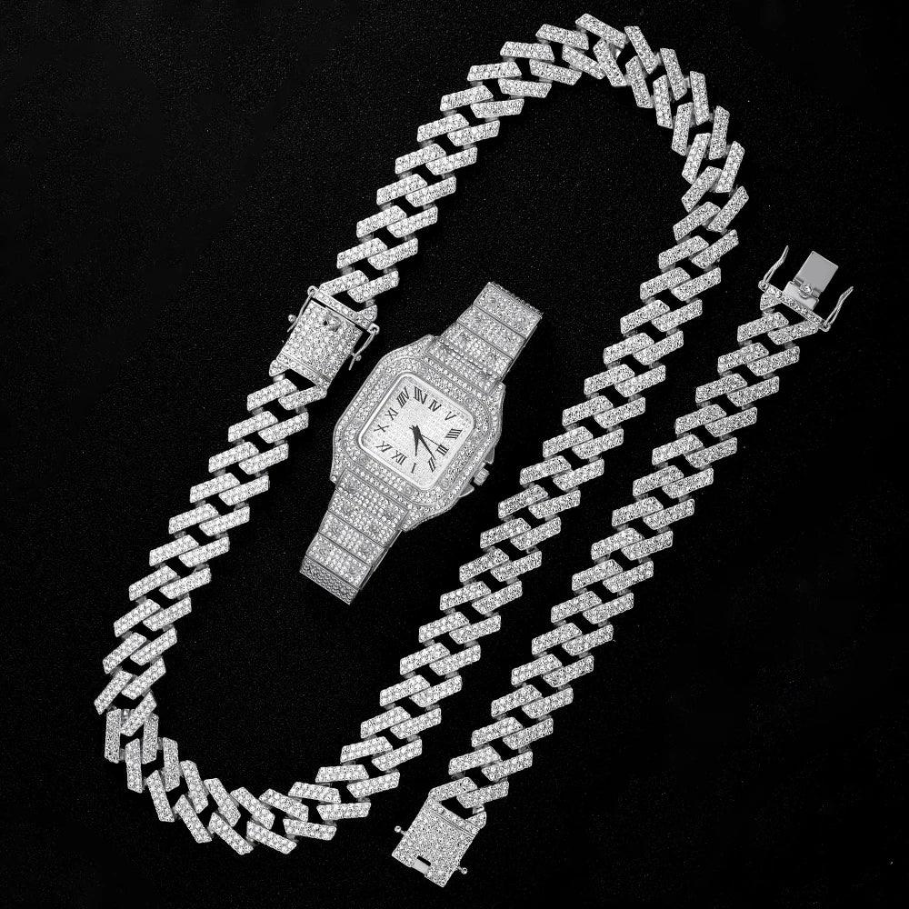 Conjunto Cubano Congelado 20mm 3pcs