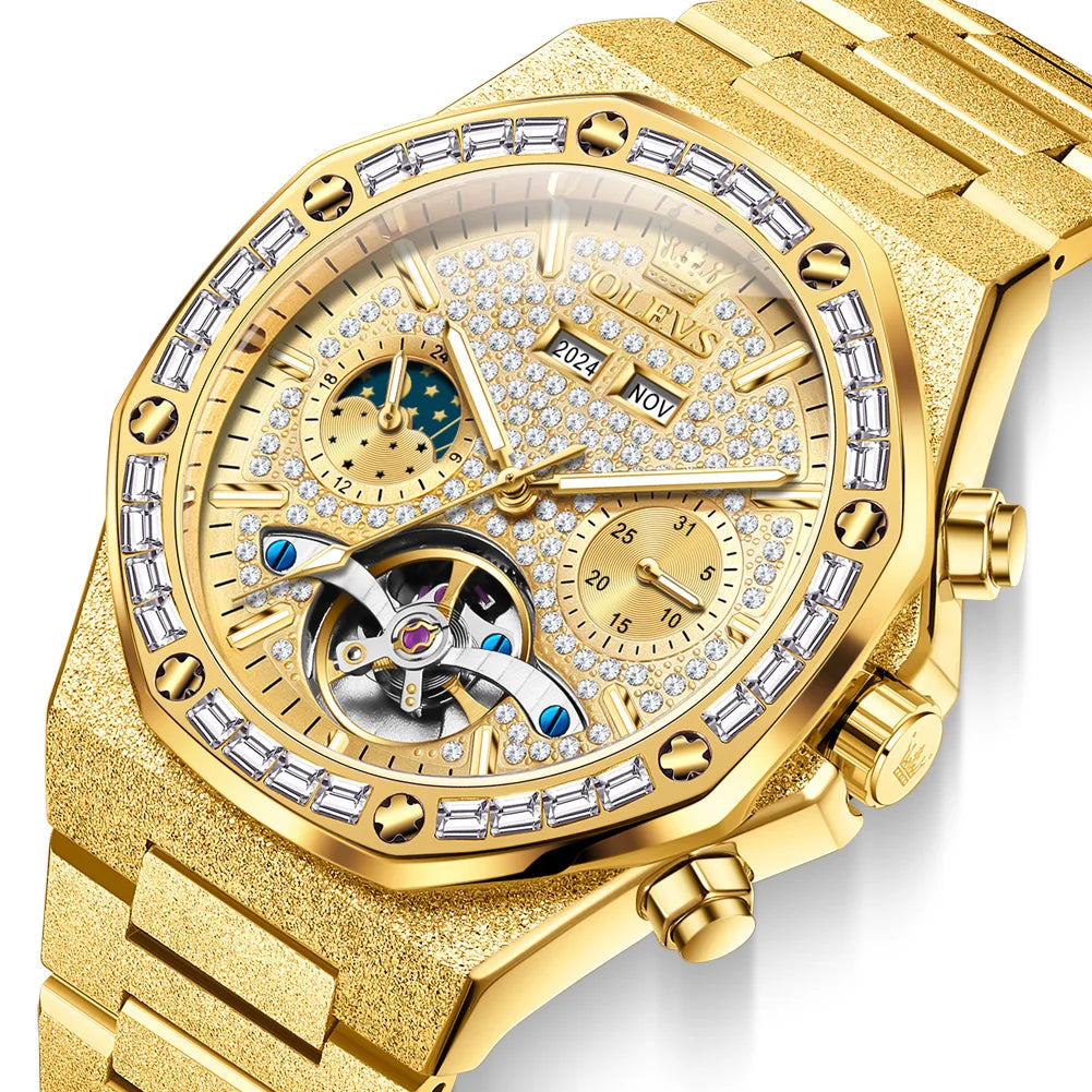 Relógio Masculino Automático de Luxo