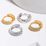 Brincos Shiny Zirconia