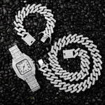 Conjunto Cubano Congelado 20mm 3pcs