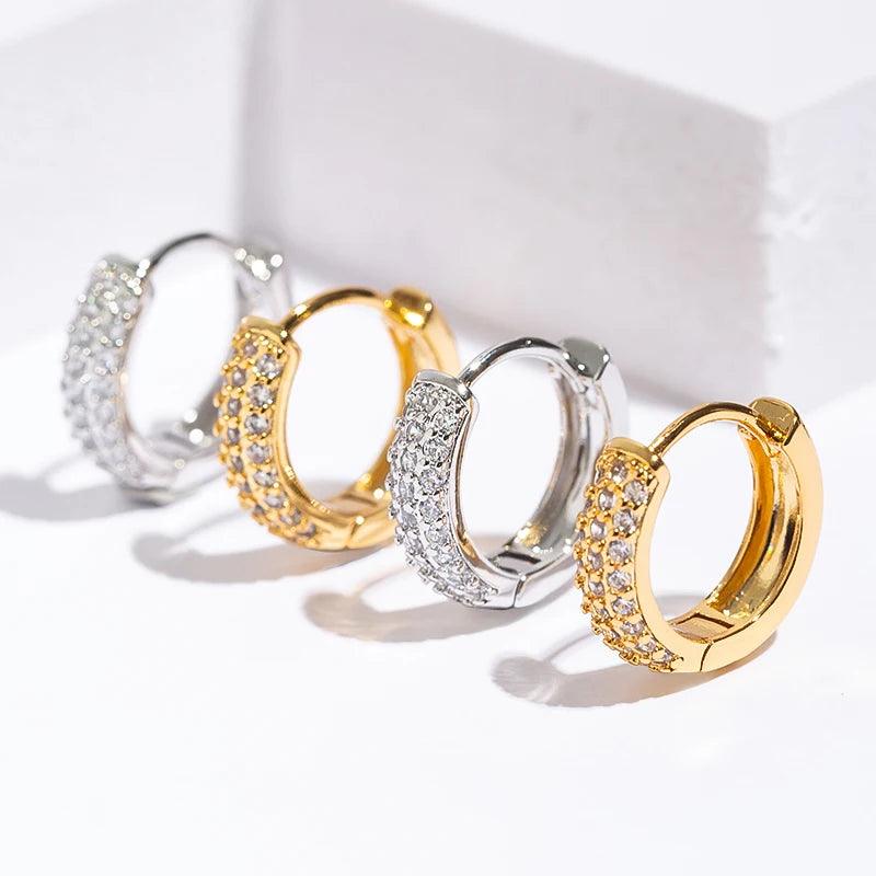 Brincos Shiny Zirconia