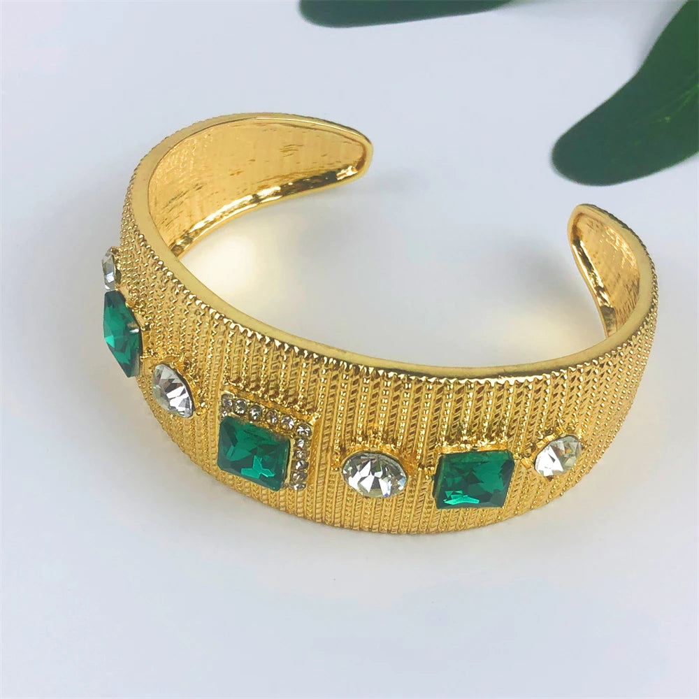 Dubai ouro cor conjunto de jóias para mulheres alta qualidade 18k banhado a ouro opala jóias colar brinco anel pulseira 4 pçs conjunto jóias