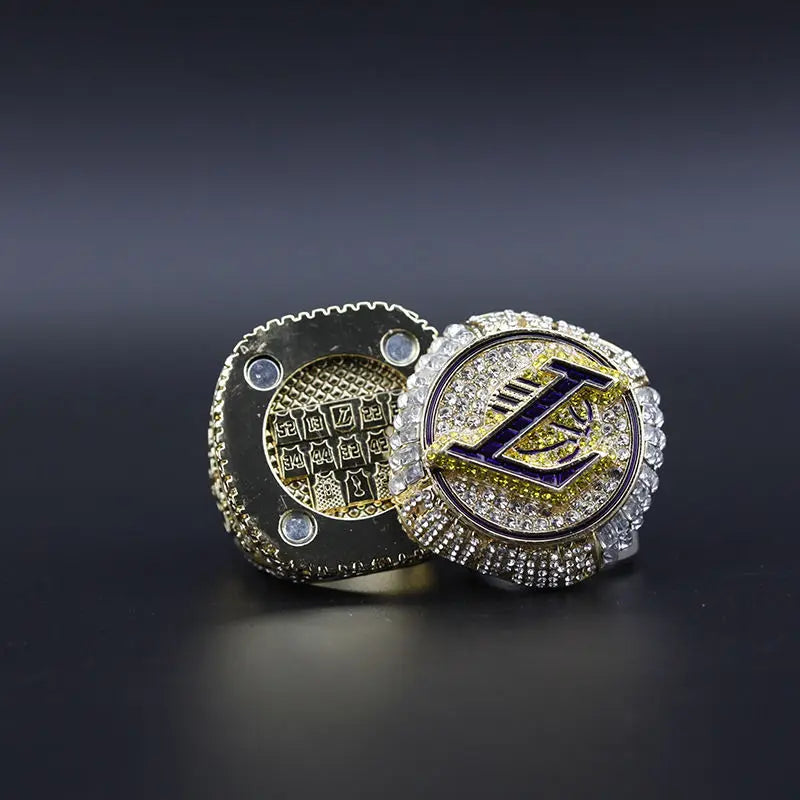 Venda quente anel de campeonato de basquete 2020 lakers flip ring liga jogo completo basquete anel personalizado ornam lembrança adulta presentes