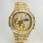 Relógio Masculino Moderno com Brilhantes
