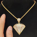 Masculino feminino hip hop cônico pingente colar com 14mm corrente cubana hiphop gelado pingentes colares moda punk jóias presentes