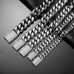 12/14/18/20/22mm grande pesado sólido aço inoxidável cubano miami link corrente colares para homens hip hop bling gelado para fora rapper jóias