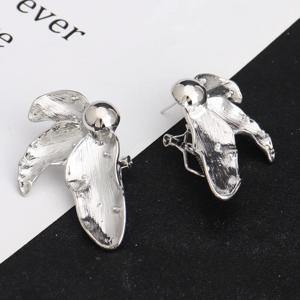 Luxo cor de ouro 4 pçs conjunto de jóias femininas nigeria moda forma borboleta colar brinco pulseira anel para festa africana casamento