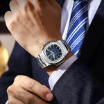 Relógio Luxuoso Quadrado Masculino