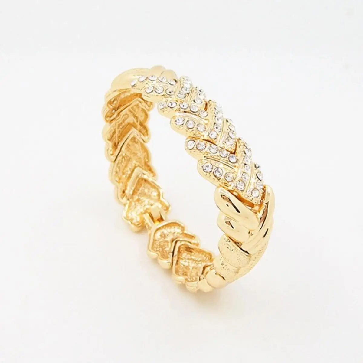 Ewelry para mulheres moda conjunto de jóias de cristal 18k banhado a ouro strass cristal claro colar brincos acessórios presentes para pr