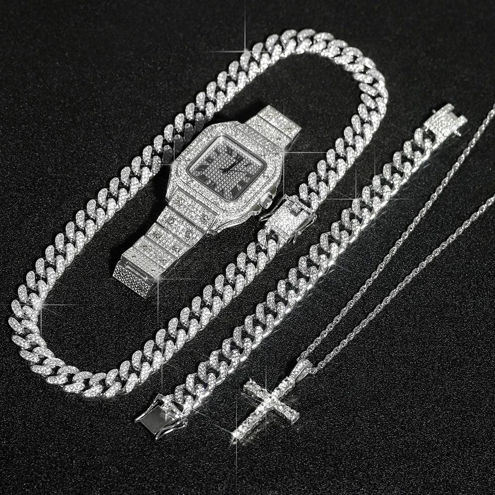 Conjunto Cristalizado Cubano Com 4 Peças