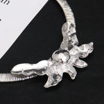 Luxo cor de ouro 4 pçs conjunto de jóias femininas nigeria moda forma borboleta colar brinco pulseira anel para festa africana casamento