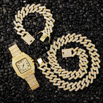 Conjunto Cubano Congelado 20mm 3pcs