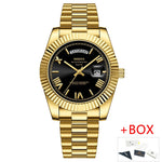 Relógio Masculino Luxuoso em Aço Inoxidável