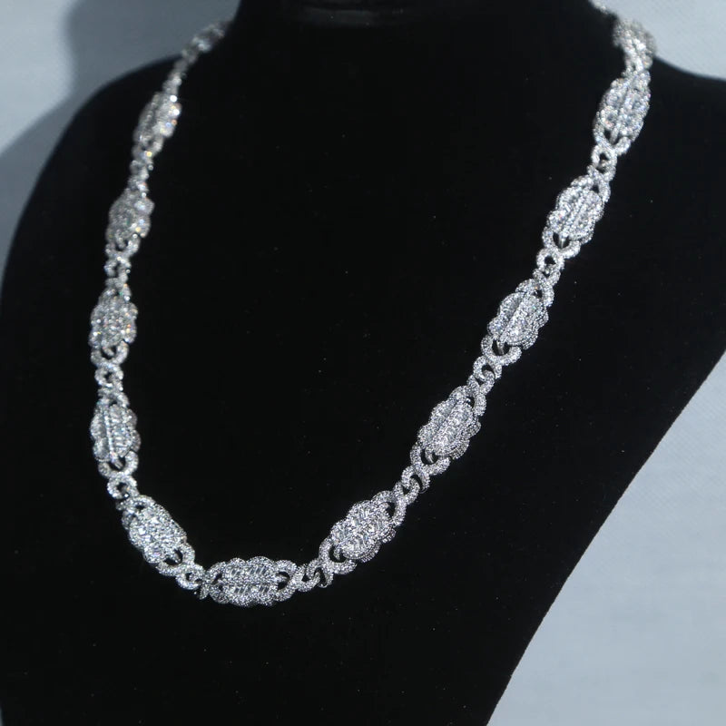 Iced out bling masculino menino jóias 2023 novo design infinito dólar dinheiro cubano link corrente hip hop conjunto de jóias pulseira colar