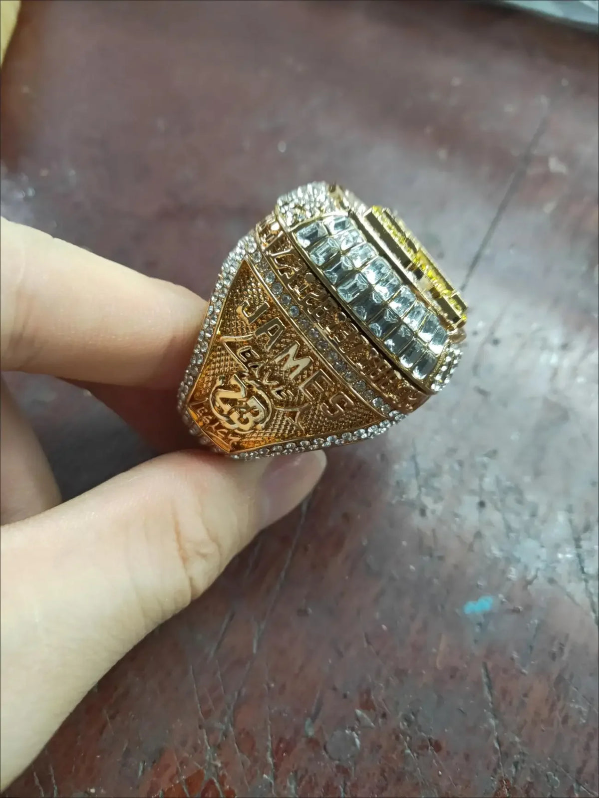 Venda quente anel de campeonato de basquete 2020 lakers flip ring liga jogo completo basquete anel personalizado ornam lembrança adulta presentes