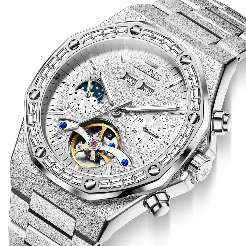 Relógio Masculino Automático de Luxo