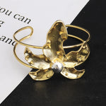 Luxo cor de ouro 4 pçs conjunto de jóias femininas nigeria moda forma borboleta colar brinco pulseira anel para festa africana casamento