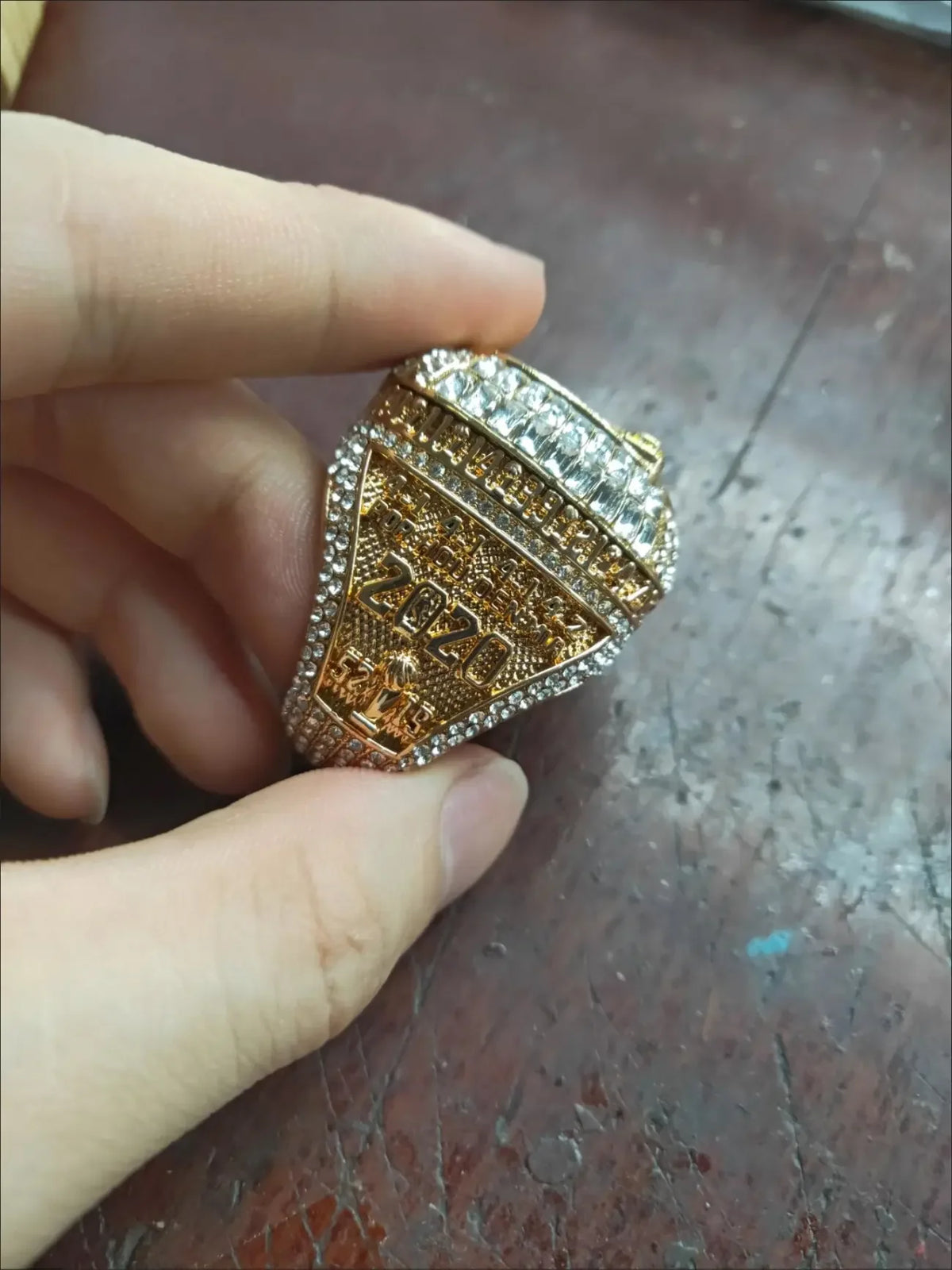 Venda quente anel de campeonato de basquete 2020 lakers flip ring liga jogo completo basquete anel personalizado ornam lembrança adulta presentes