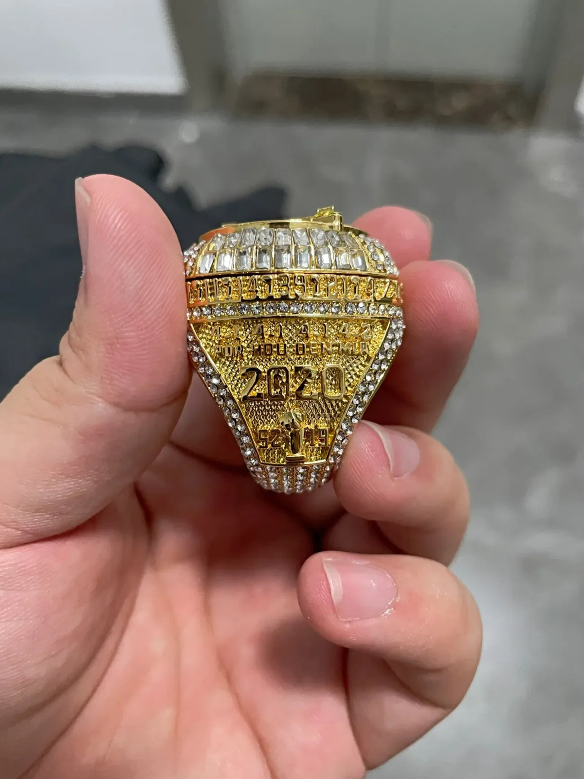 Venda quente anel de campeonato de basquete 2020 lakers flip ring liga jogo completo basquete anel personalizado ornam lembrança adulta presentes