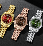 Relógio Masculino Luxuoso em Aço Inoxidável