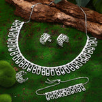 2023 venda quente zircônia cúbica conjunto de jóias de casamento nupcial conjunto de 4 peças conjunto de jóias femininas reprodução de marca de jóias