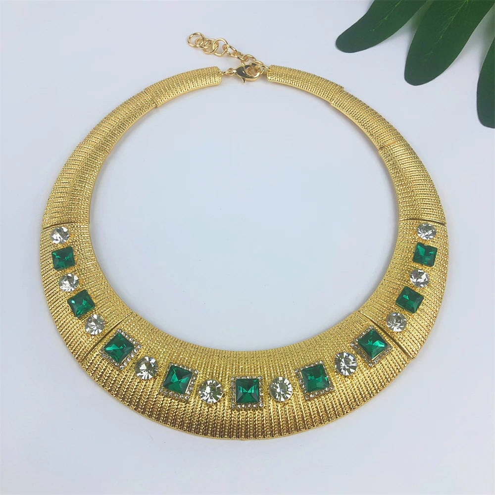 Dubai ouro cor conjunto de jóias para mulheres alta qualidade 18k banhado a ouro opala jóias colar brinco anel pulseira 4 pçs conjunto jóias