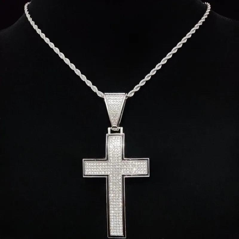 Corrente Cuban Cross Jewelry