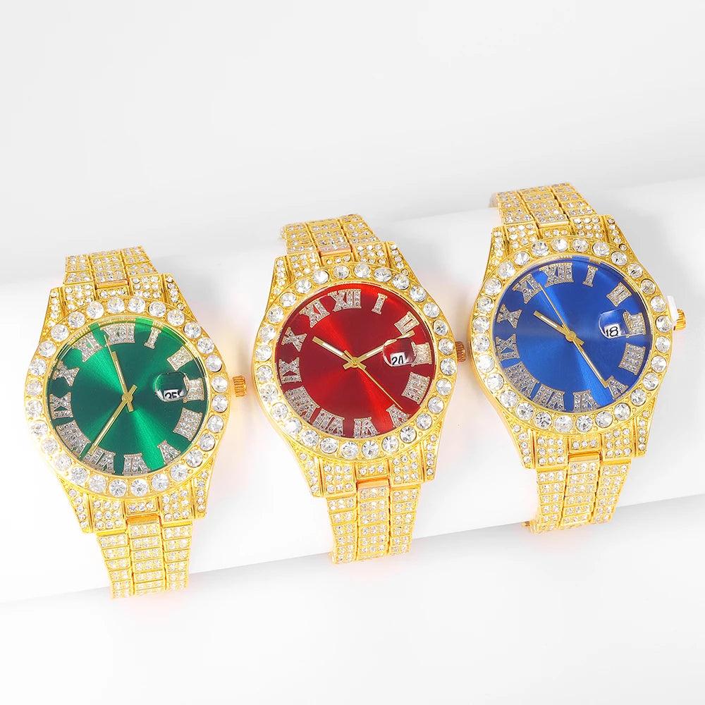 Relógio Luxo Dourado