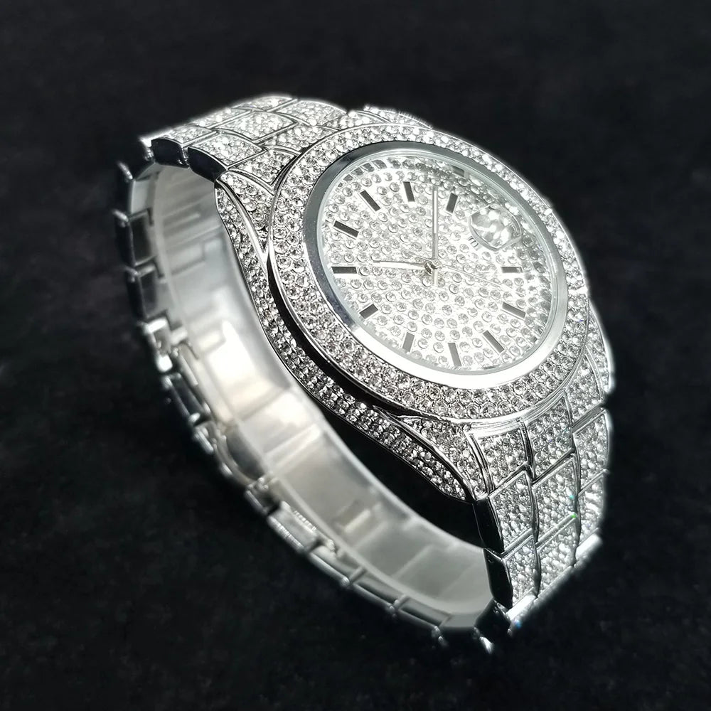 Relógios Masculinos Prateados Quartzo