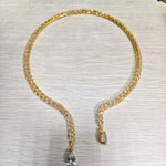 Venda quente gota de água multifuncional luxo zircão colar feminino na europa e américa