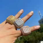 Anel Cravejado Bubble