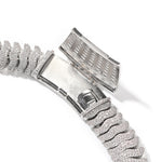 THE BLING KING 21mm Milípede Cuban Link Pulseira Colar Micro Pavimentado Ziconia Cúbica Pesada Miami Corrente Cubana HipHop Jóias