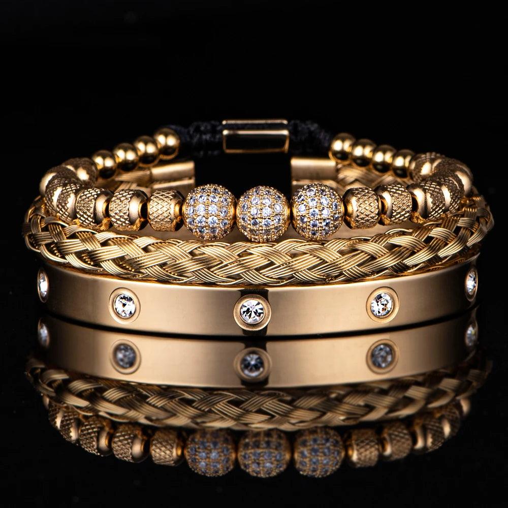 Conjunto Bracelets Luxury 3pcs