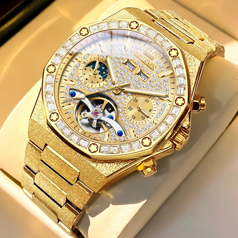 Relógio Masculino Automático de Luxo