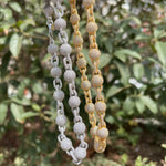 Corrente de bola gelada com letra bolha para homens, colar gargantilha micro pave, joias da moda hip hop, encantos bling