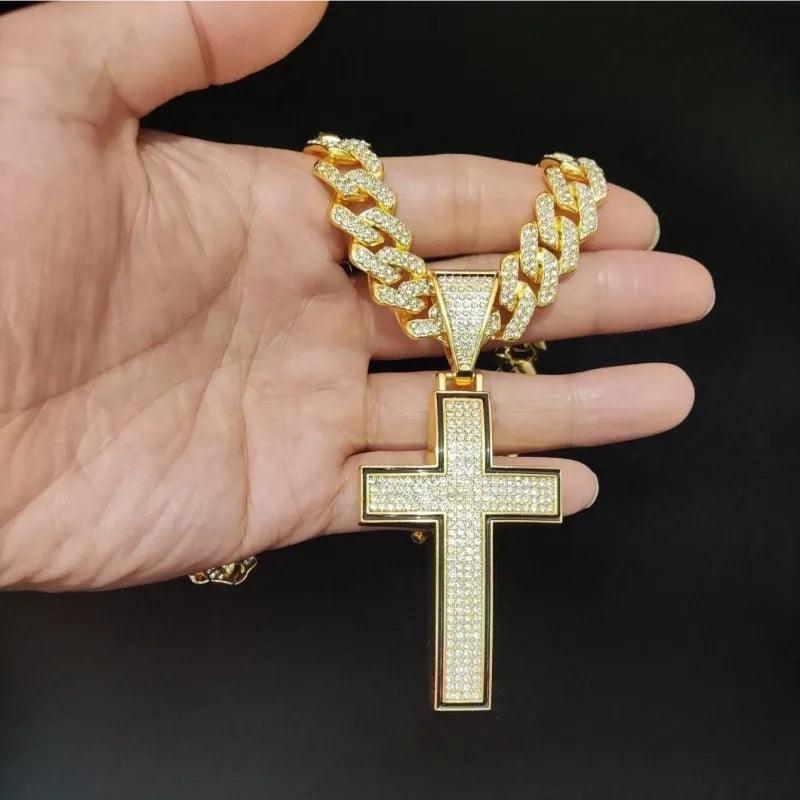 Corrente Cuban Cross Jewelry