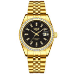 Relógio Masculino Design Criativo com Brilhante