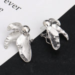 Luxo cor de ouro 4 pçs conjunto de jóias femininas nigeria moda forma borboleta colar brinco pulseira anel para festa africana casamento