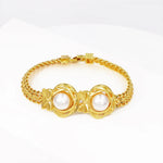 Gzjpei conjunto completo de joias de cor dourada 18k, anel de concha grande, corrente cubana, colar, pulseira para mulheres, joias africanas dubai