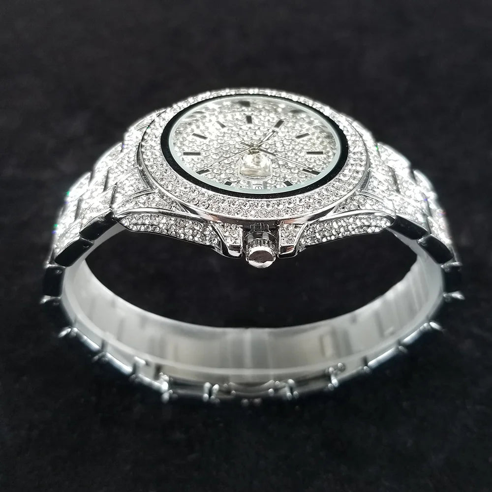 Relógios Masculinos Prateados Quartzo