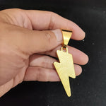 Masculino feminino hip hop relâmpago pingente colar com 13mm cristal cubana corrente hiphop gelado para fora bling colares moda charme jóias