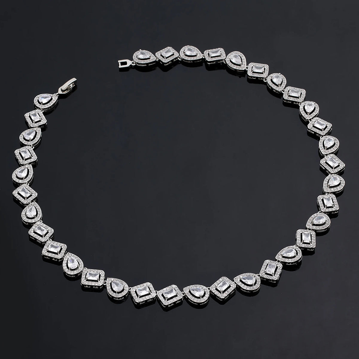 2024 novo conjunto de jóias de 4 peças com zircônia cúbica, adequado para festa de casamento feminino acessórios de casamento dubai, arábia saudita