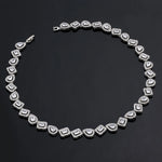 2024 novo conjunto de jóias de 4 peças com zircônia cúbica, adequado para festa de casamento feminino acessórios de casamento dubai, arábia saudita