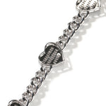 Uwin 10mm corrente cubana com coração baguette completo gelado zircão cúbico moda luxuosa gargantilha hiphop joias